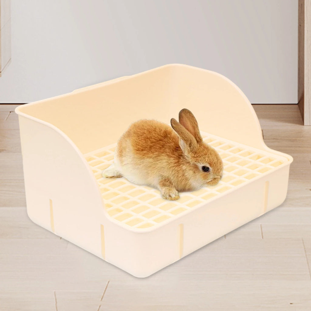 Small Animal Litter Box for Rabbits Hamsters Chinchillas Rats