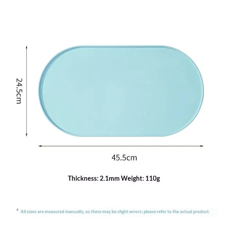 1PCS Dog Feeding Mat Non Slip Waterproof Easy Clean Durable Pet Food Mat Suitable for Dog and Cat Bowls Perfect for Multi Pet