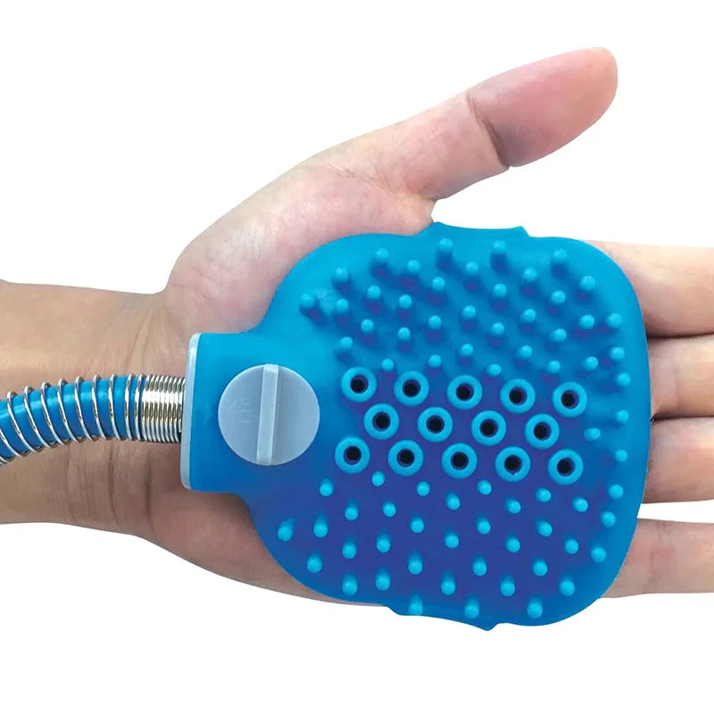 Pet Dog Bath Head Puppy Grooming Washing Sprayer Long Tube Large Dog Brush
