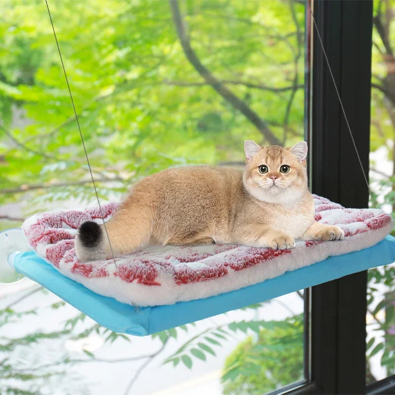 Window Hanging Cat Hammock Bed Comfortable Cozy Indoor Shelf