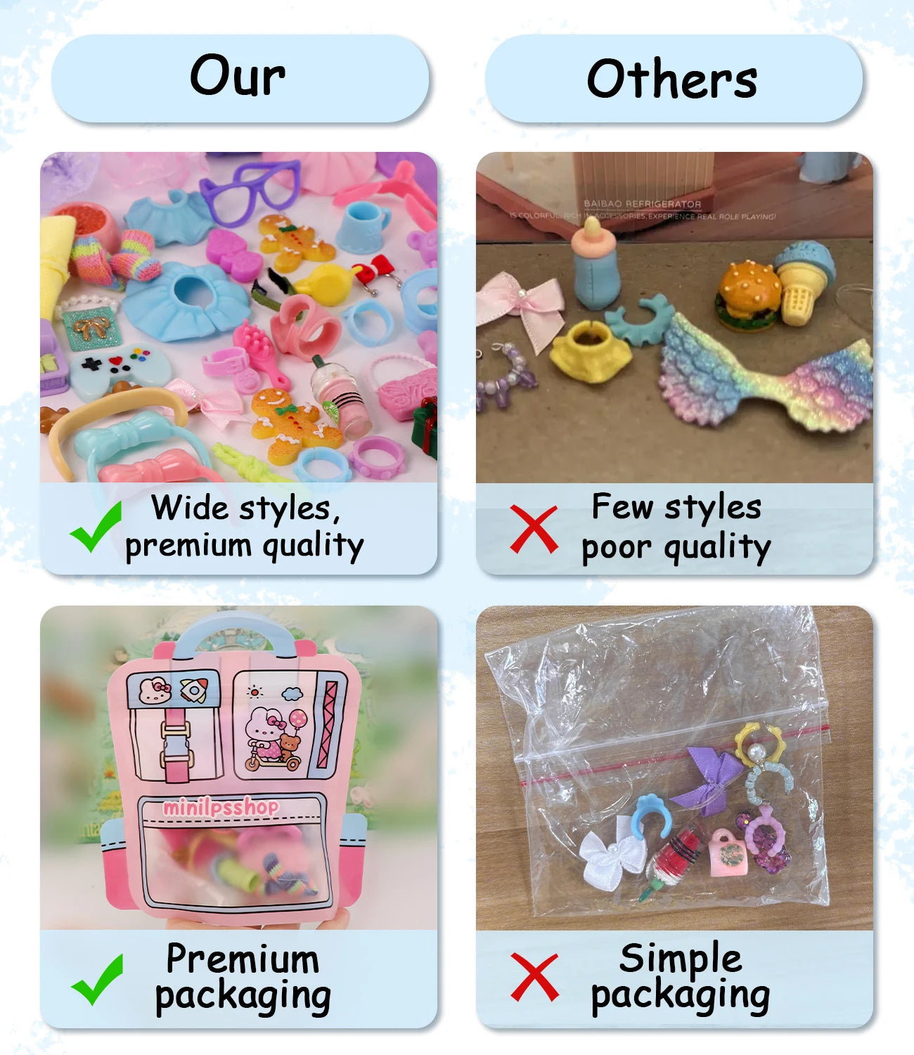 15-piece pet collar accessories set with premium packaging and quality cards