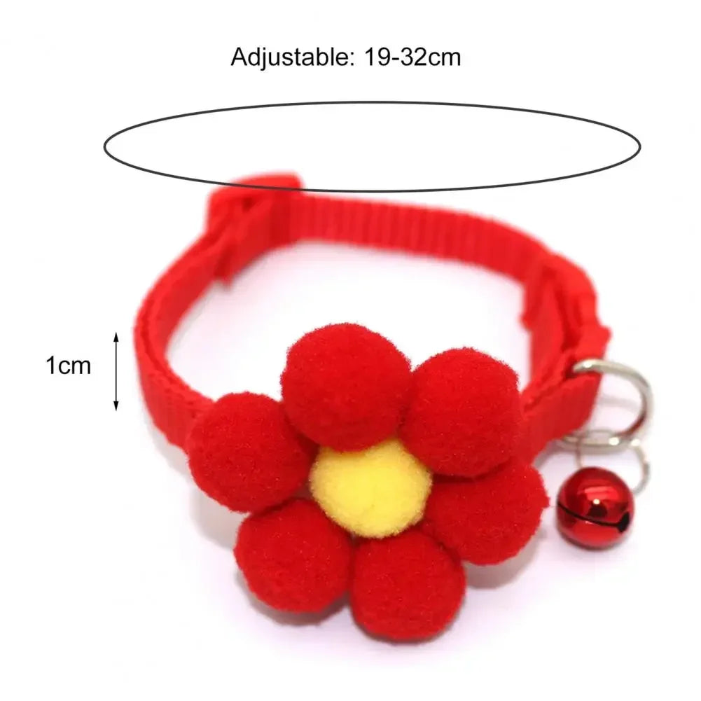 Cute Bow Cat Collar Kitten Necklace Bell Chihuahua Puppy