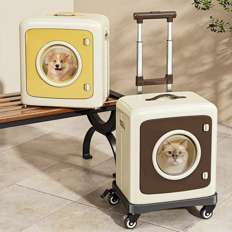 Lightweight Foldable Pet Stroller Airline Approved Carrier