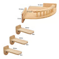 Wall Mounted Cat Corner Shelf Bed Indoor Climbing Furniture