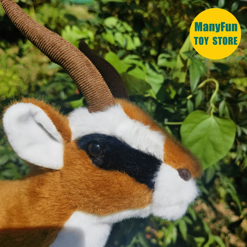Lifelike Gazelle Plush Toy Soft Stuffed Antelope for Pets