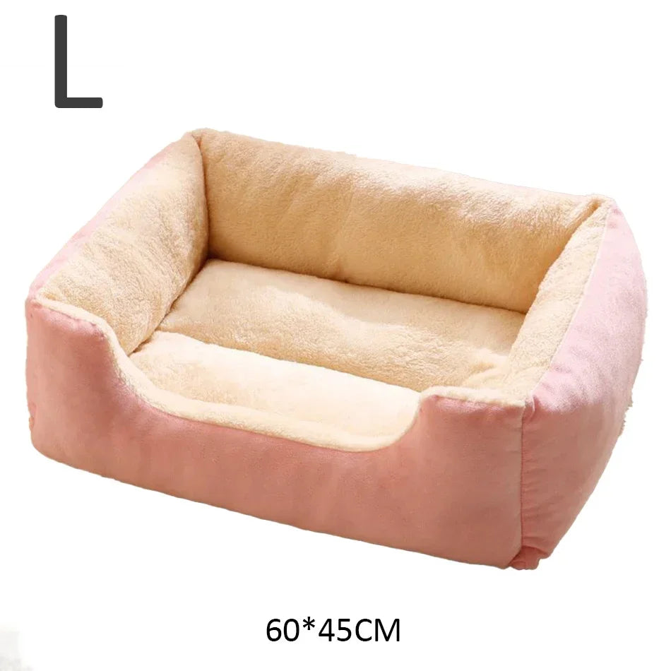 Cat Kitten Basket Bed – Cozy Pet House Habitat