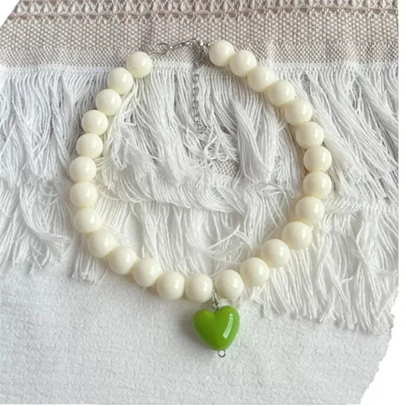 Cute Pearl Cat Collar Dog Princess Necklace Jewelry Wedding