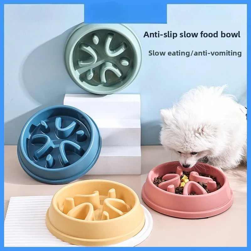 Anti-Choking Slow Feeder Bowl Small Medium Dogs