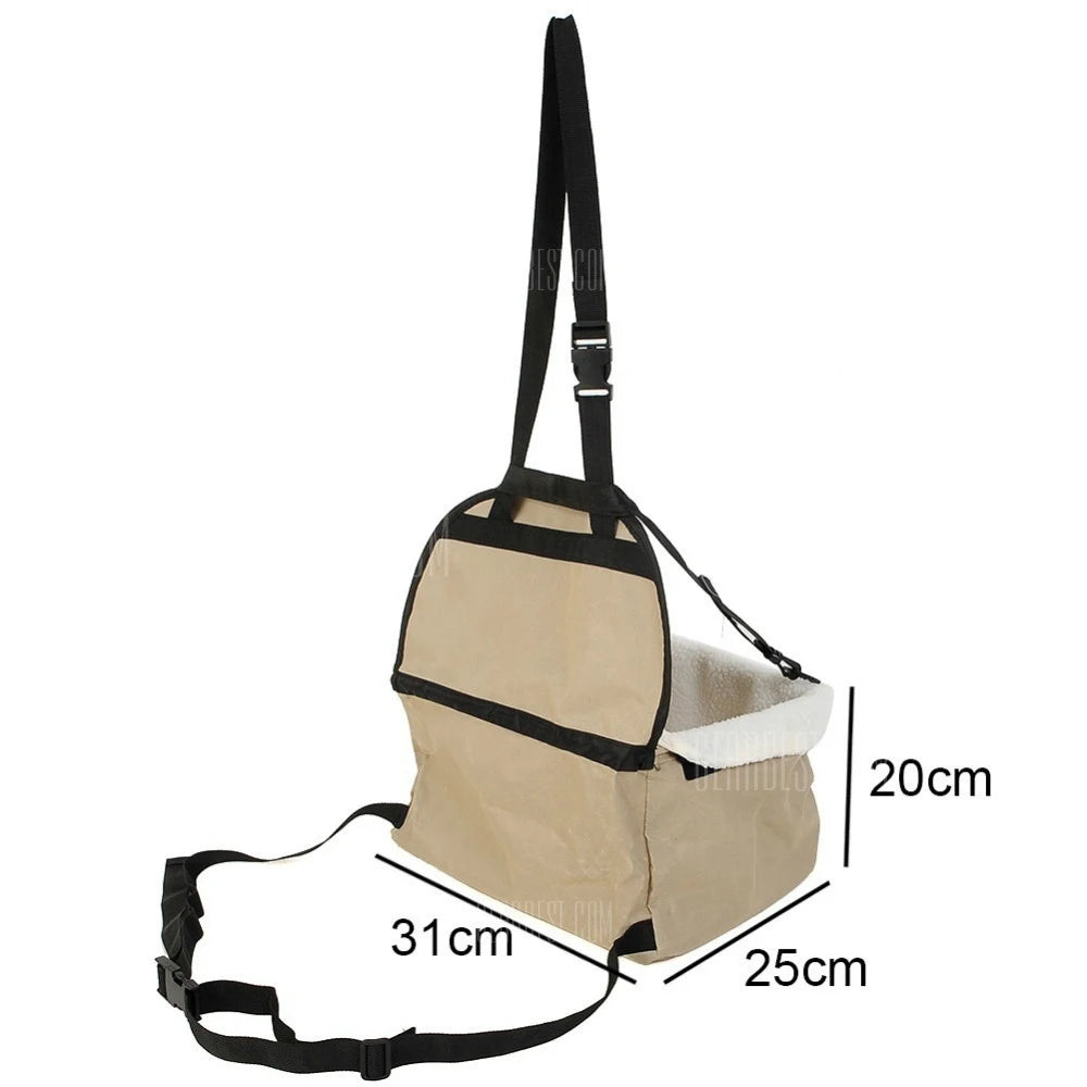 Puppy Dog Car Seat Booster Small Auto Travel Lookout Safety Carrier