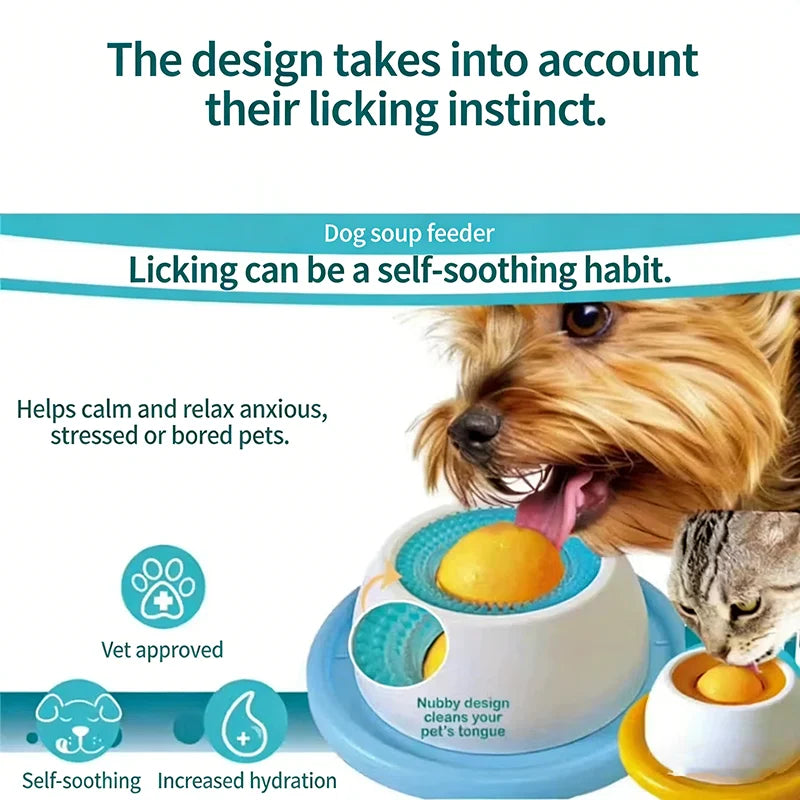 Slow Feeder Lick Mat Enrichment Toy Dogs