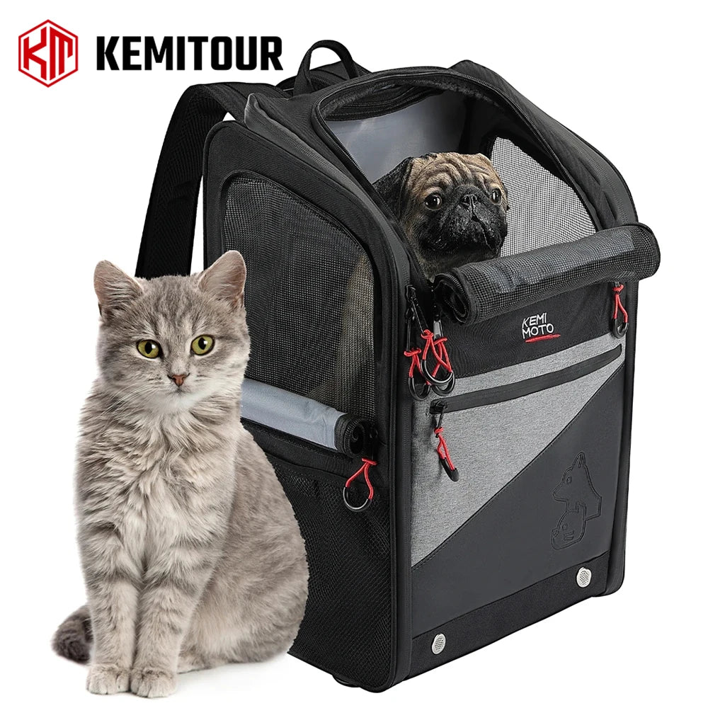 Motorcycle Pet Travel Bag Foldable Dog Carrier