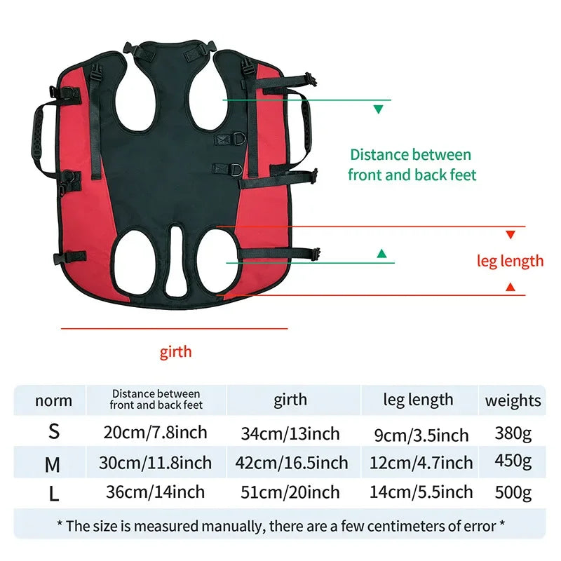 Dog Backpack Carrier for Senior Disabled Dogs