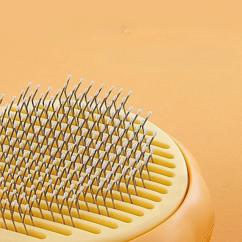 Grooming Brush Tool, Self Cleaning Slicker Comb for Dog, Cat, Puppy, Rabbit, Gently Removes Loose Undercoat Tangled Hair