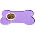 Dog Bowl Mat Thicker Pet Drinking Feeding Placemat  Dog Food Mat Anti-Slip Silicone Waterproof Cat Feeder Pad with Raised Edge