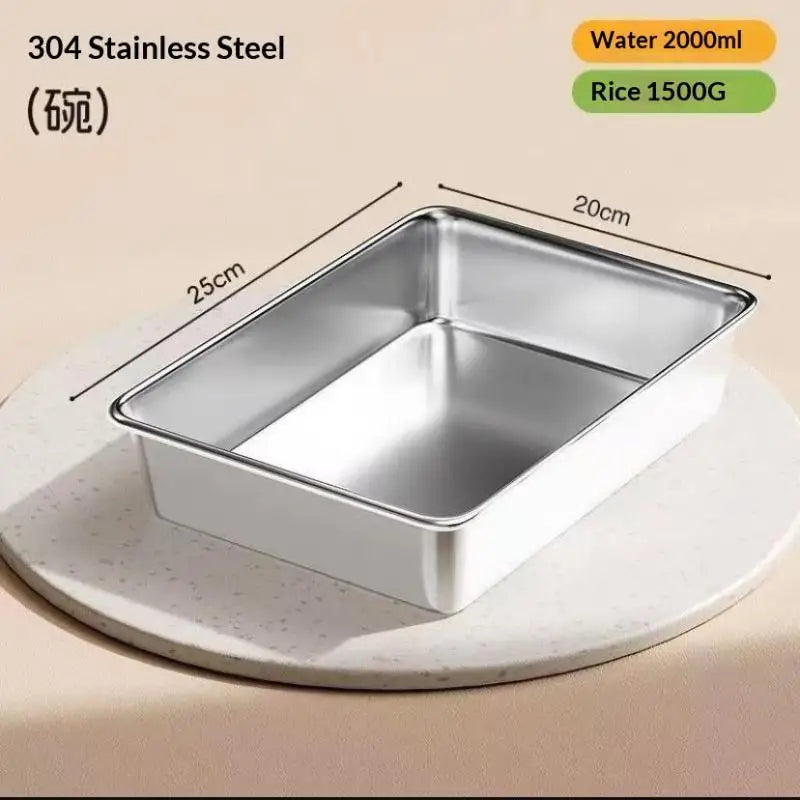 Large Tilted Stainless Steel Dog Bowl with Neck Guard