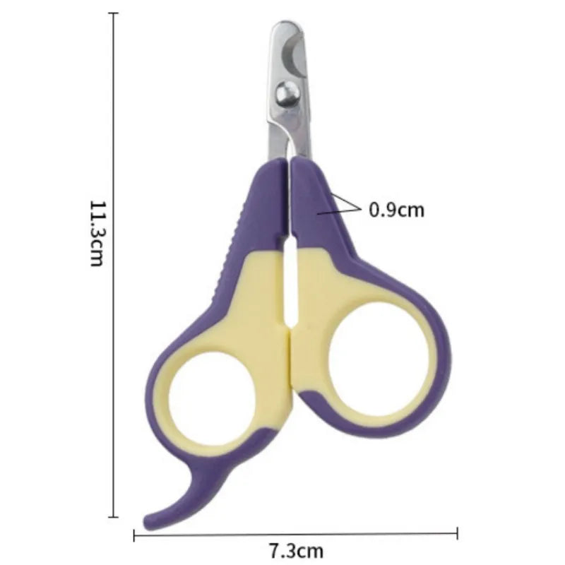 Cat Nail Clippers Comfortable Handle Grinder Scissors Claw Cleaning