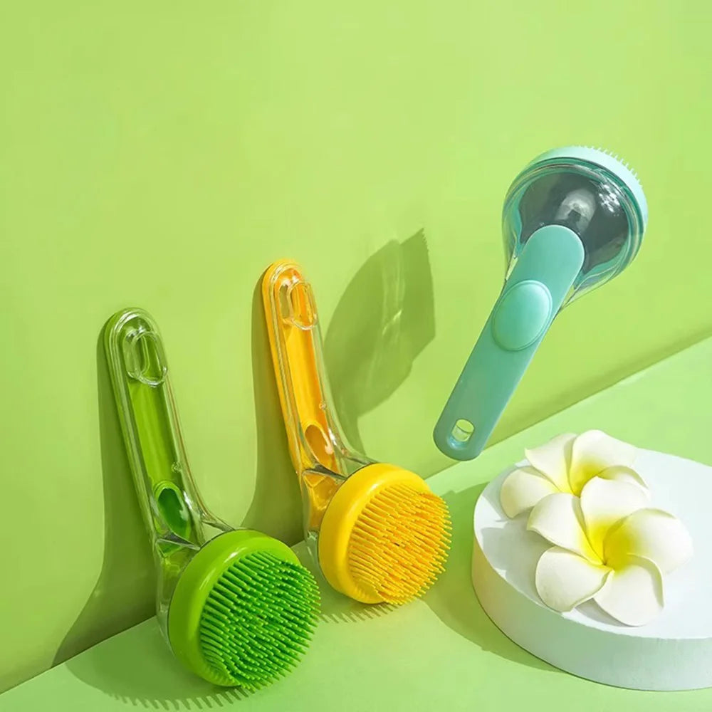 Pet Bath Brush Small Dogs Cats Specialized Dog Washing Massage Scrub Essential