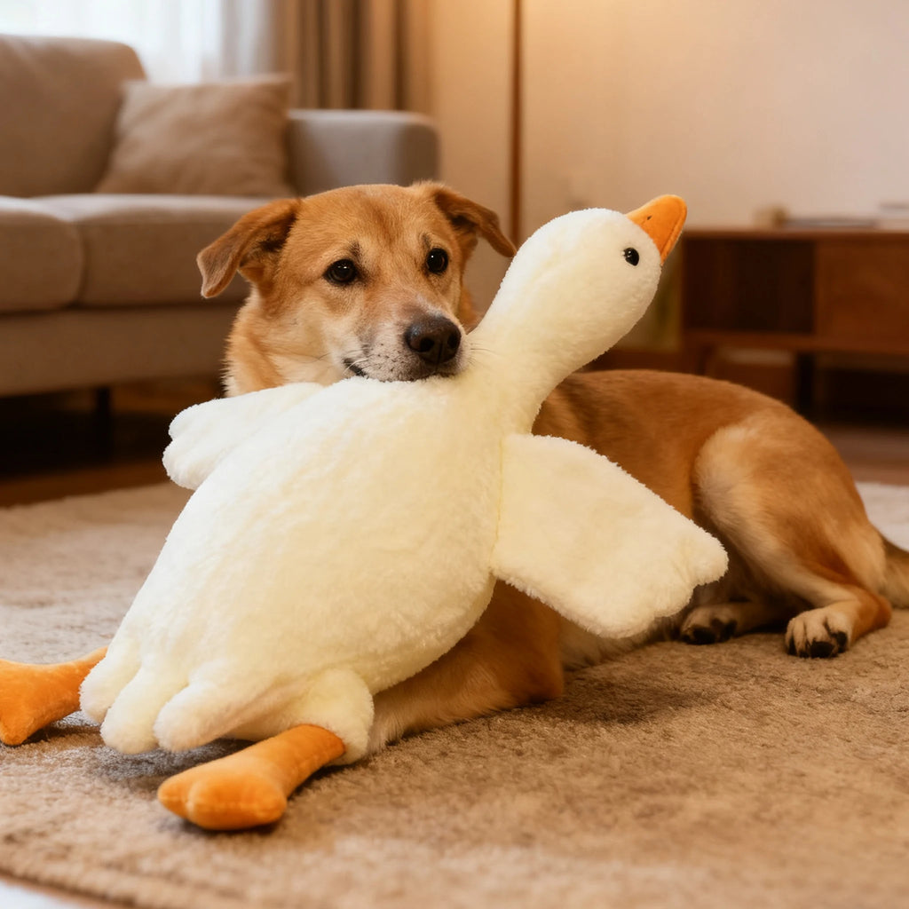 50cm Soft Goose Plush Toy Anxiety Relief Pet Companion Gift