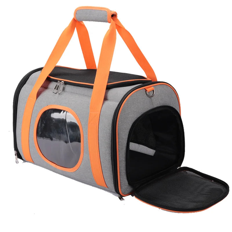 Collapsible Portable Pet Carrier Travel Airline Approved Dogs Cats