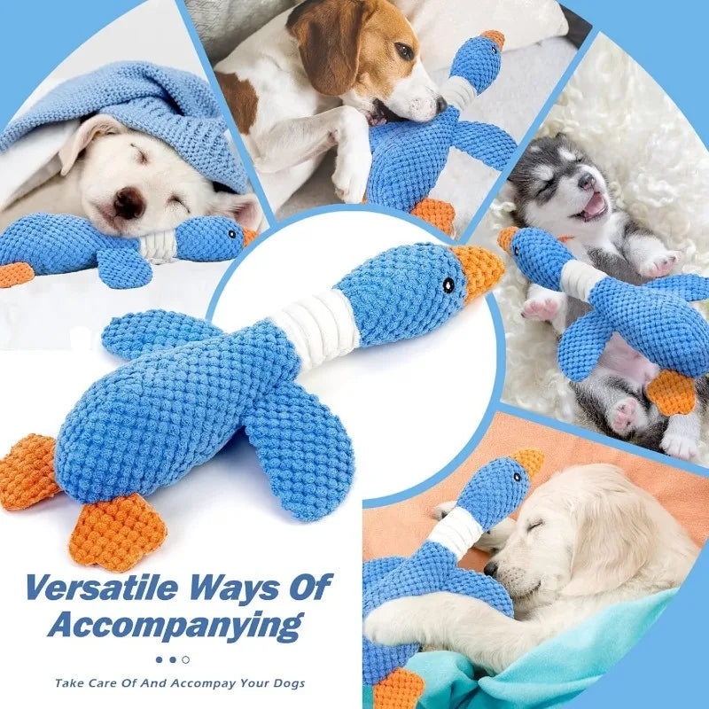 Squeaky Plush Chew Toy for Cats & Dogs — Interactive Doll