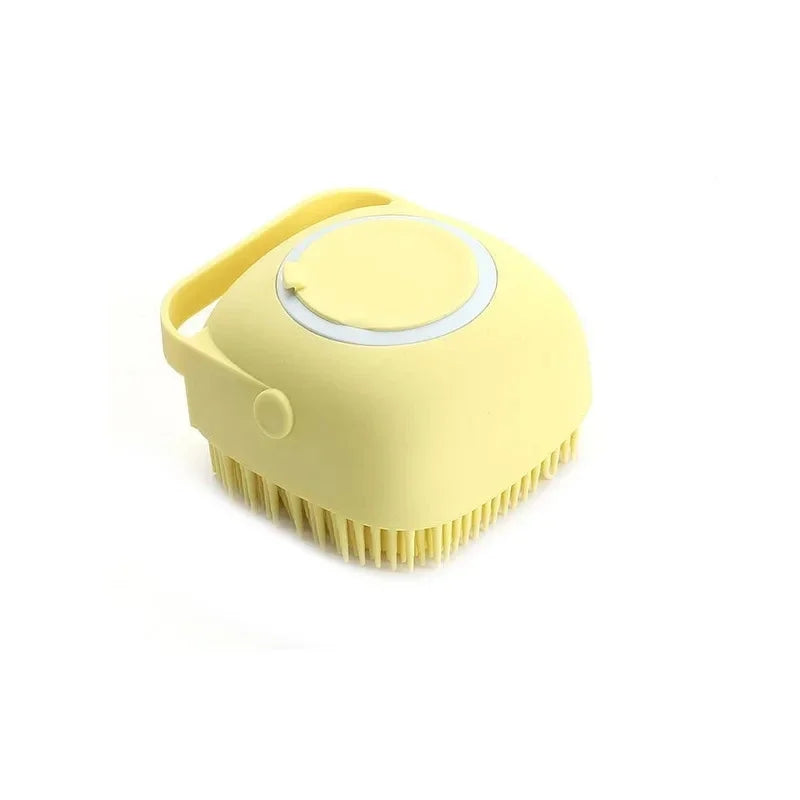 Pet Bathing Brush Soft Silicone Massager Shower Gel Comb Dog Cat Cleaning