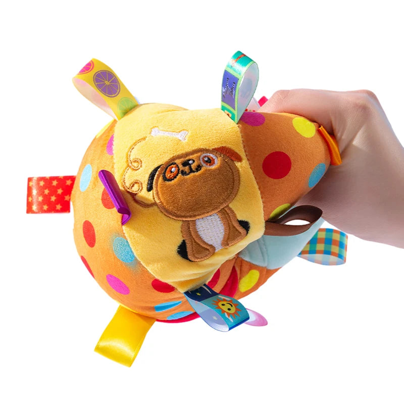 Interactive Ball Dog Toy for Aggressive Chewers with Bells