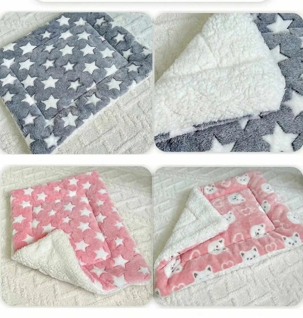 Plush Washable Pet Blanket Sofa Bed Mat for Travel