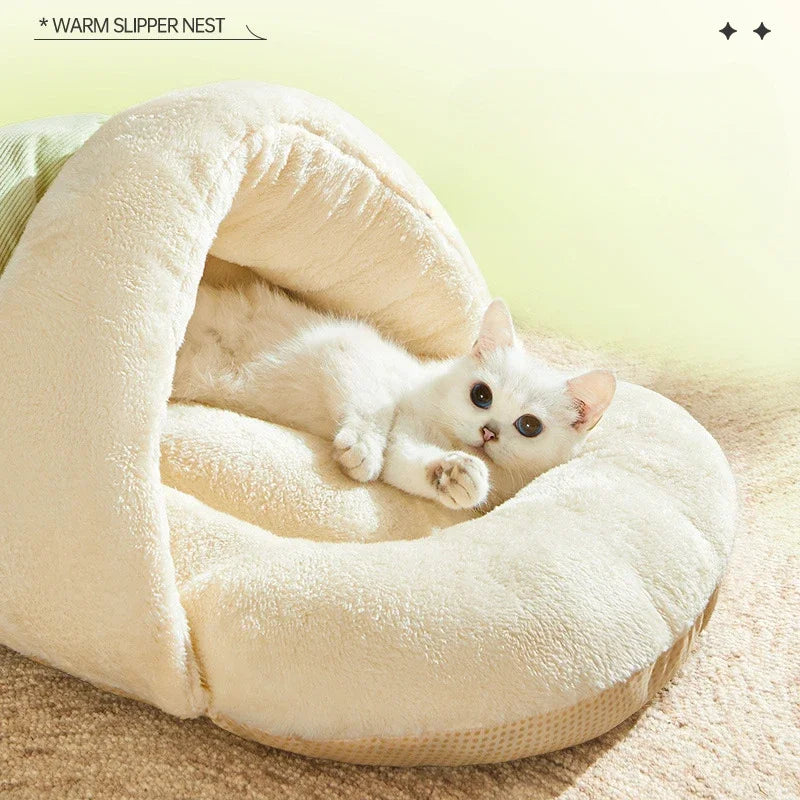 Luxury Enclosed Cat Bed All Season Sofa