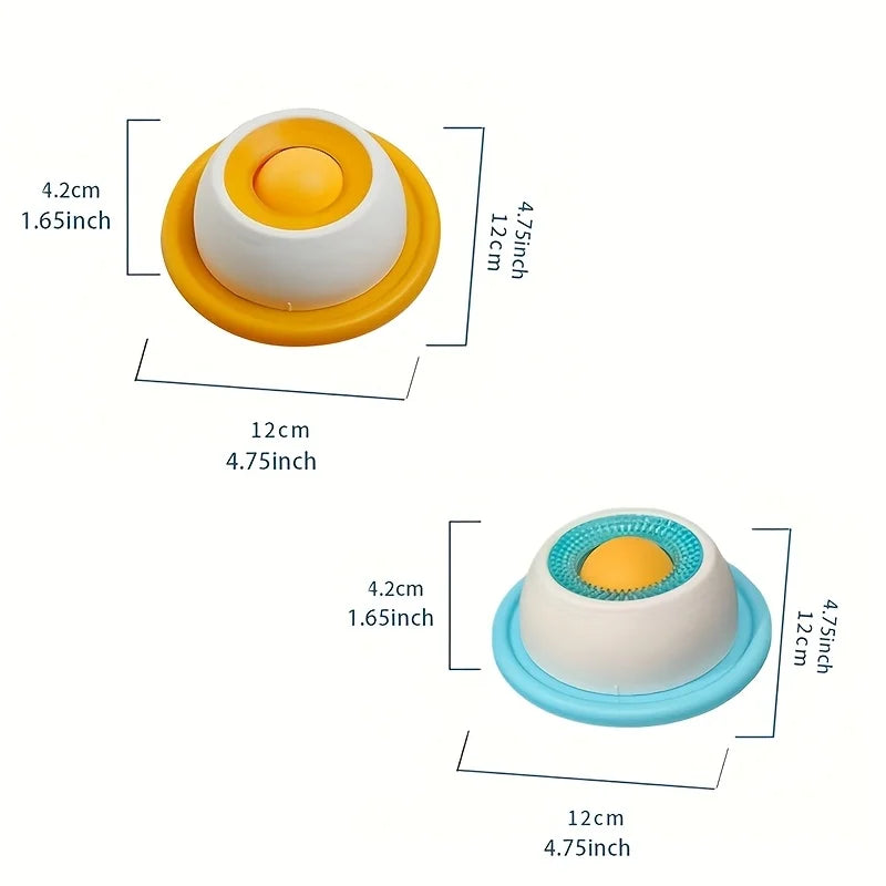 Yogurt Lick Mat Slow Feeder Dental Health Interactive Pet Bowl