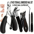 Heavy-Duty Nail Care Kit Clippers File Cuticle Nipper