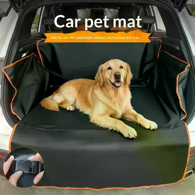 Portable Pet Car Mat Dog Cat Rear Seat Waterproof Protector Travel Cover