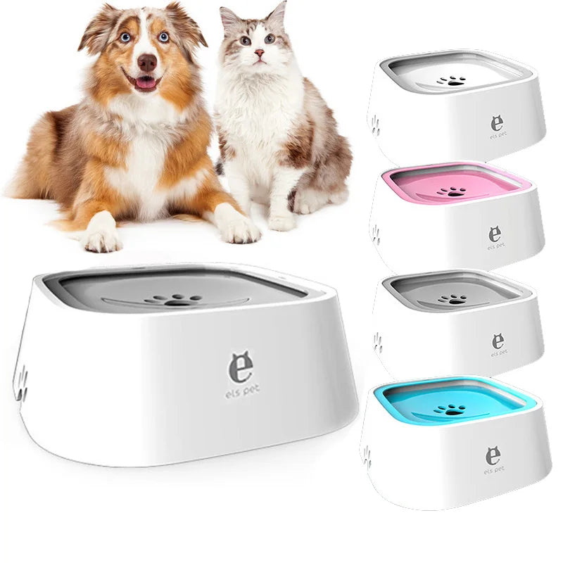 Floating Anti-Overflow Portable Water Bowl for Pets