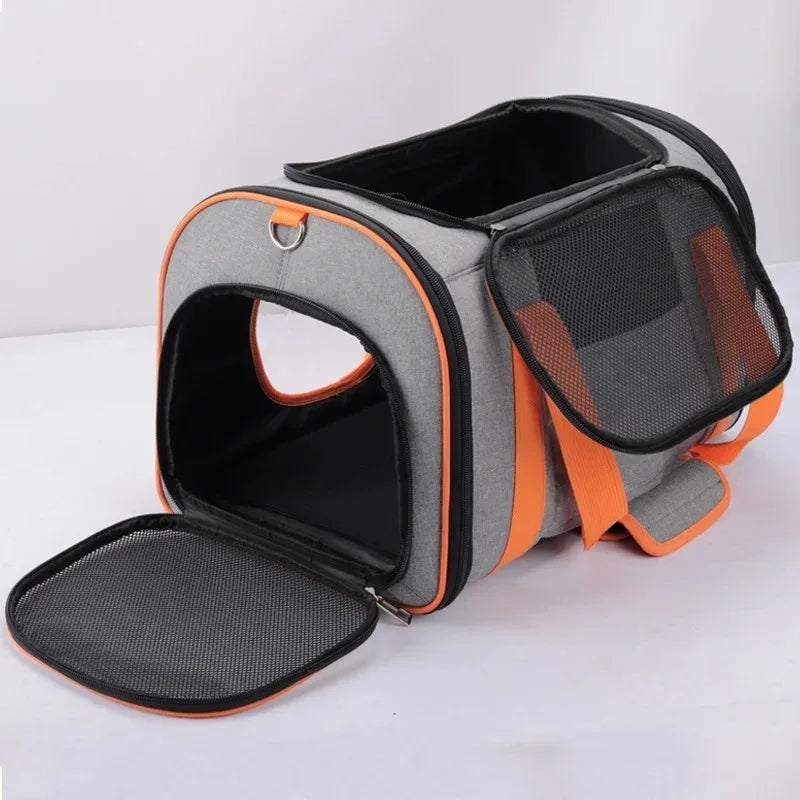 Collapsible Portable Pet Carrier Travel Airline Approved Dogs Cats