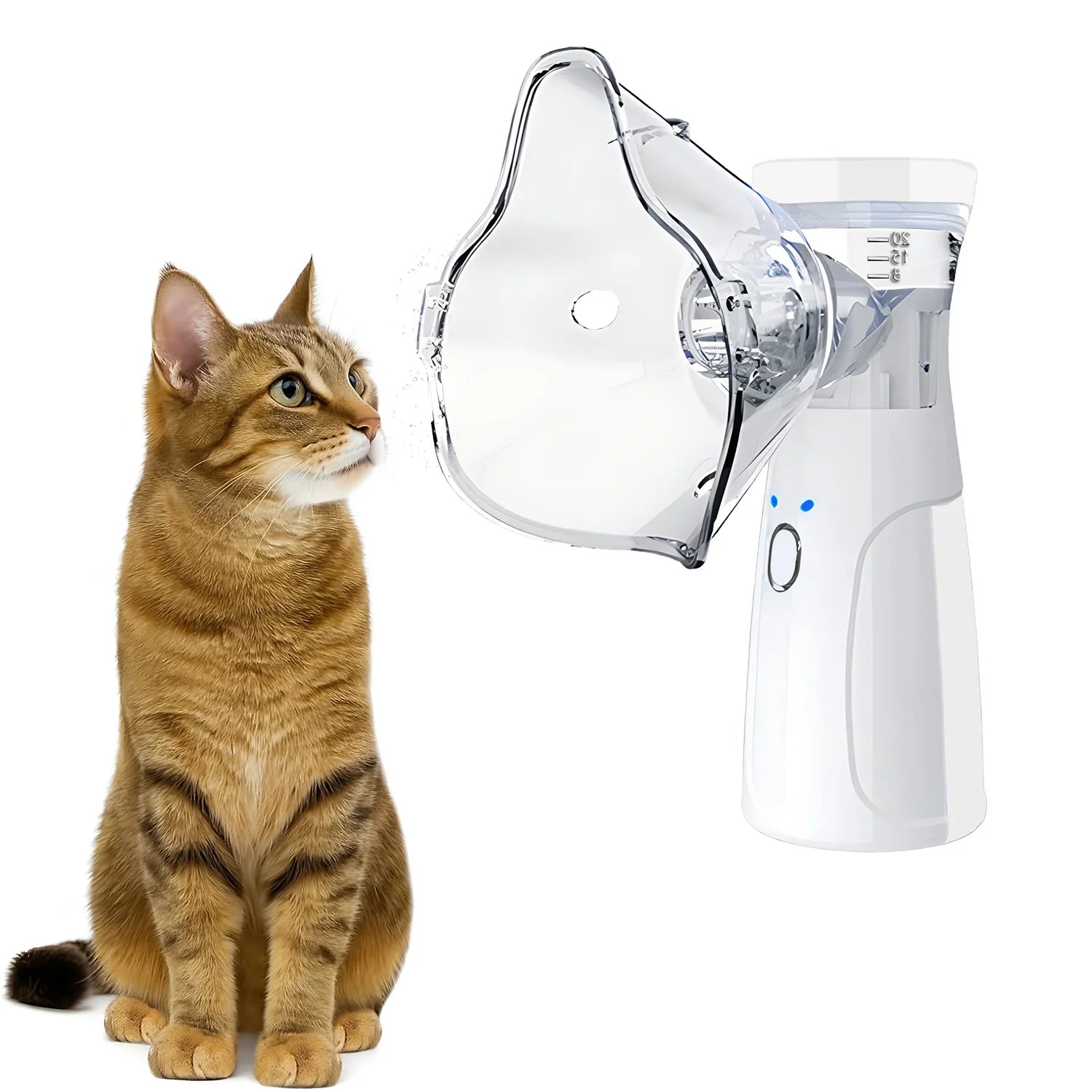 Portable Electronic Pet Nebulizer for Cats & Dogs Respiratory Care
