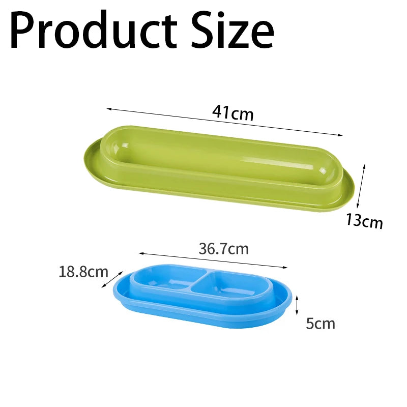 15-Degree Slanted Anti-Ant Non-Slip Pet Feeder Bowl Cats Dogs