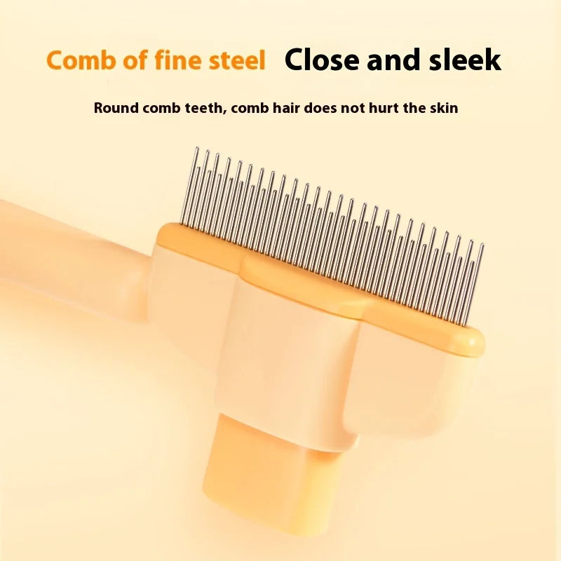 Long Hair Dog Cat Grooming Care Comb Bath Brush