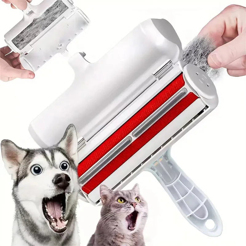 Pet Grooming Brush with Stainless Steel Pins for Thick Coats