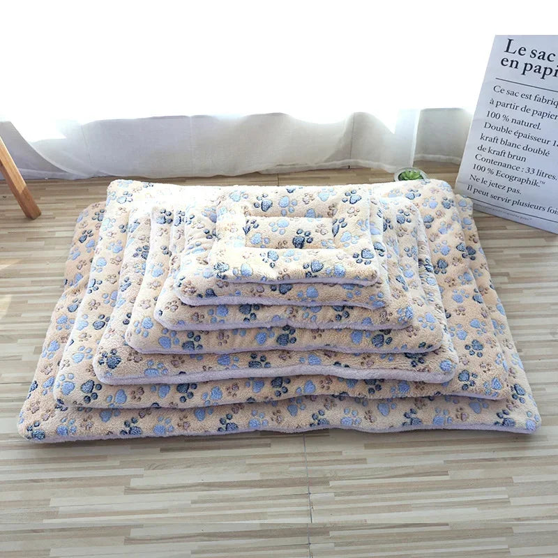 Double-Sided Plush Pet Sleeping Mat for Cats Dogs