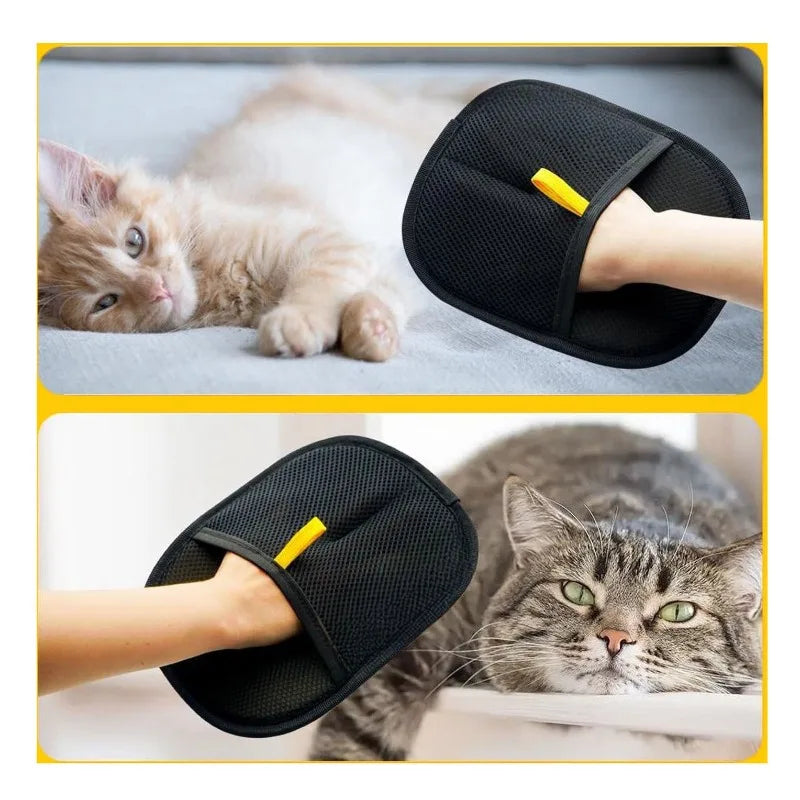 Pet Grooming Glove Hair Remover Brush for Dogs Cats