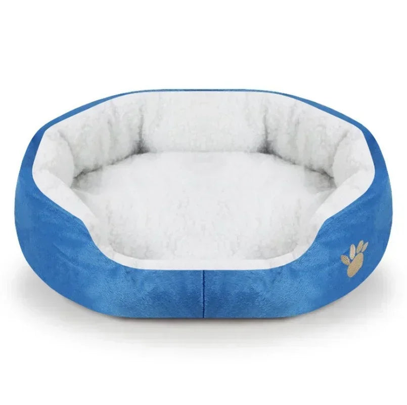 Cashmere Plush Dog Bed Sofa Lounger Warm Kennel Large Dogs