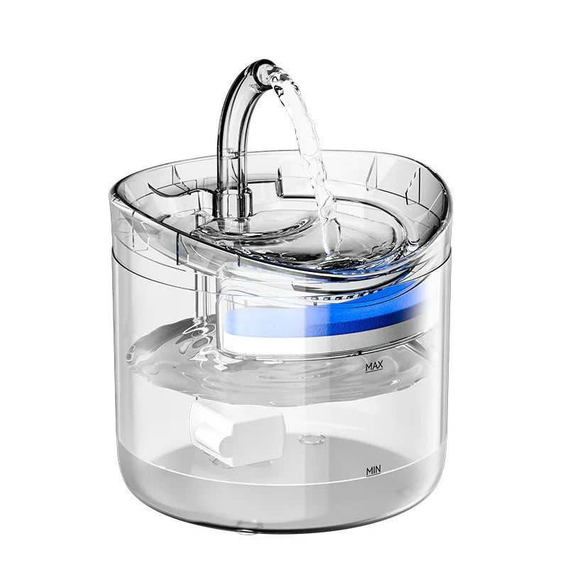 Smart Cat Water Fountain Quiet Tilted Design Energy Efficient Fresh Water Circulation