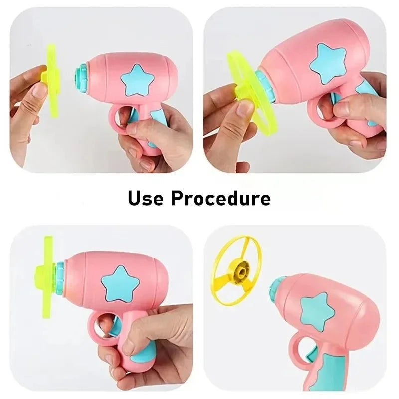 Mini Flying Disc Shooting Toy for Cats | PawJoyKwT