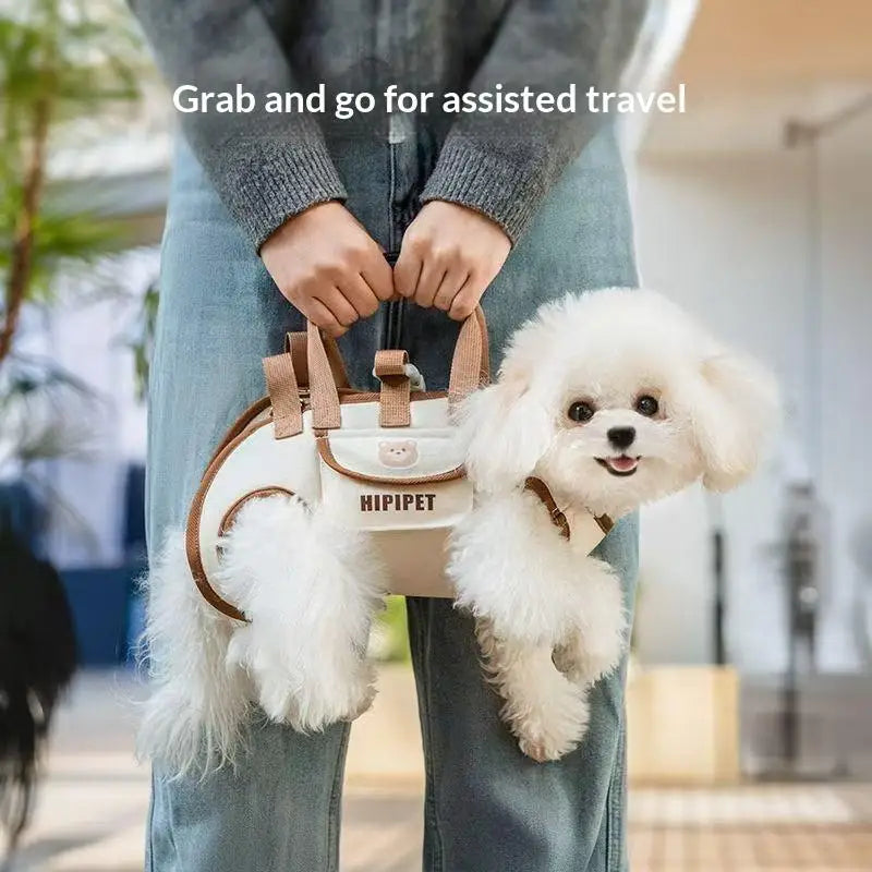 Adjustable Shoulder Handheld Pet Carrier for Hiking
