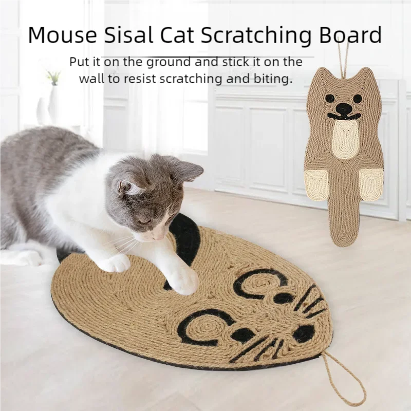 Cat Scratcher Board Claw Sharpener Mat - Grinding Nail Pad and Bed
