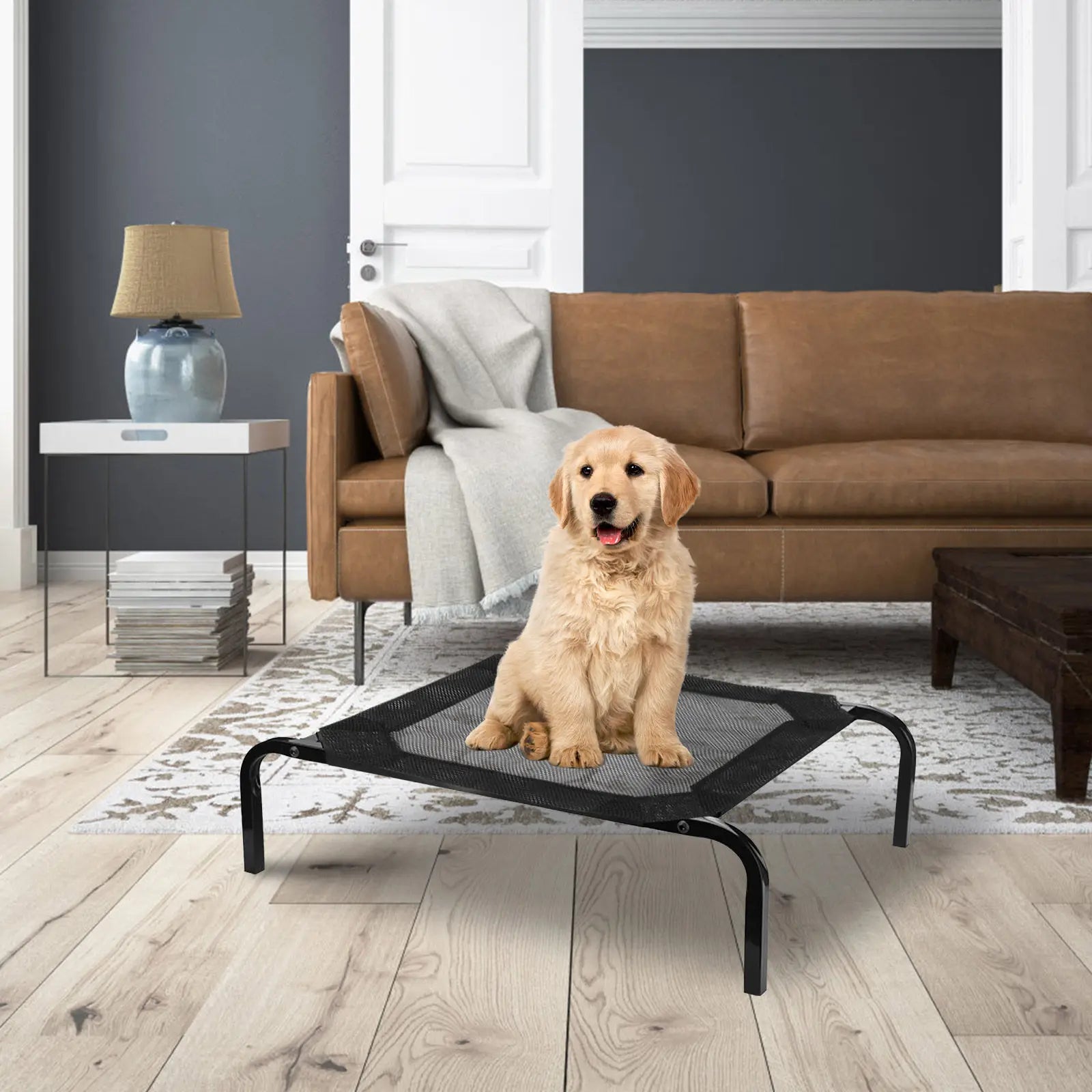 Elevated Dog Bed Hammock Mesh Cover Replacement Washable Indoor Outdoor