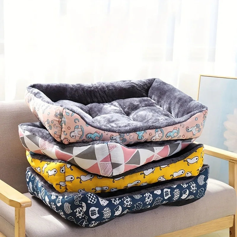Winter Dog Sofa Bed Mat Basket Large Medium Small Dogs