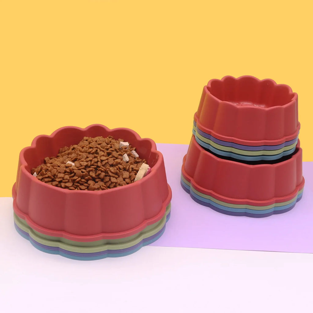 Durable Non-Slip Dog Bowl Food Water Feeder for Puppies
