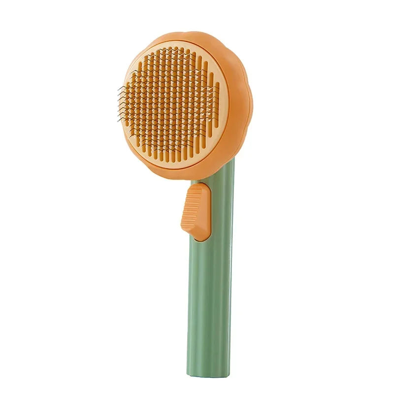 Grooming Brush Tool, Self Cleaning Slicker Comb for Dog, Cat, Puppy, Rabbit, Gently Removes Loose Undercoat Tangled Hair