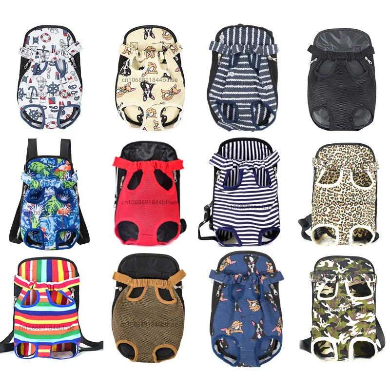 Breathable Camouflage Pet Backpack for Small Dogs Cats