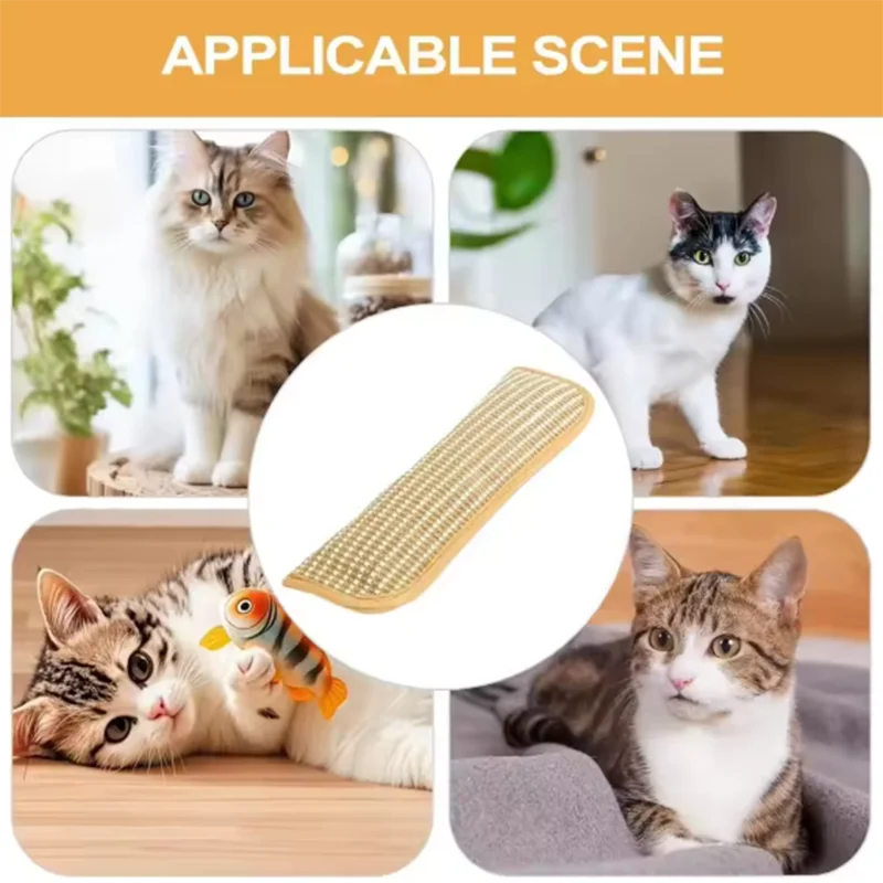 Interactive Cat Scratcher Toy with Catnip Pillow - Kitten Claw Grinder
